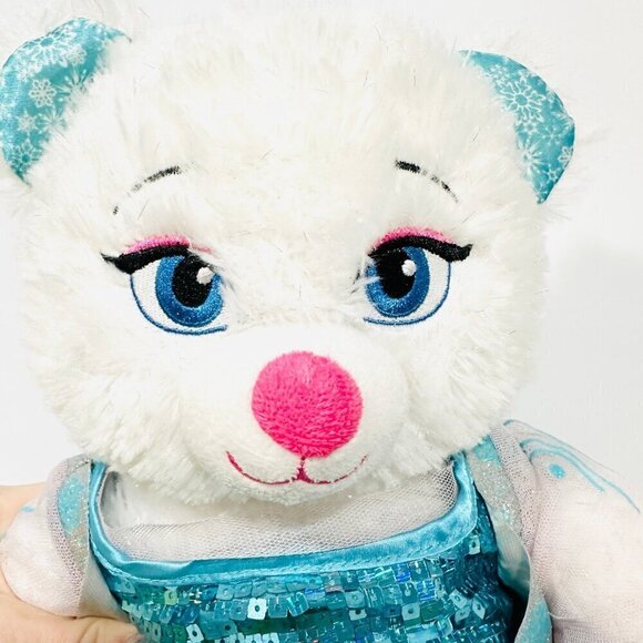 Build-A-Bear Disney Frozen Elsa 16" Plush with Blue Gown Dress & Sound - Retired - Picture 5 of 6